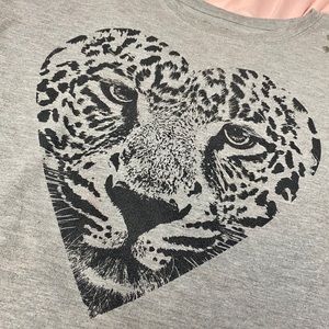 Leopard Sweater w/studs